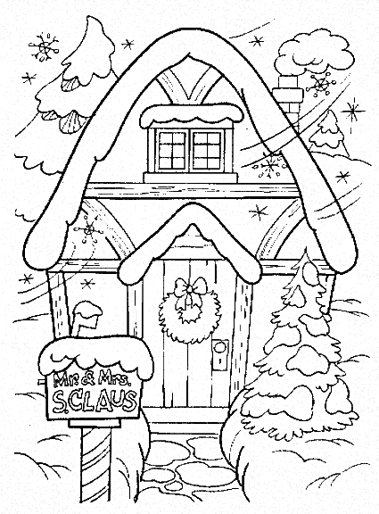 Coloring page: Winter season (Nature) #164444 - Free Printable Coloring Pages