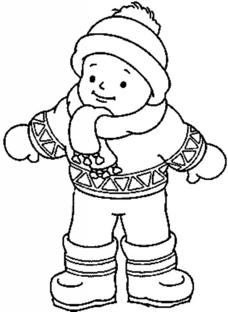 Coloring page: Winter season (Nature) #164446 - Free Printable Coloring Pages