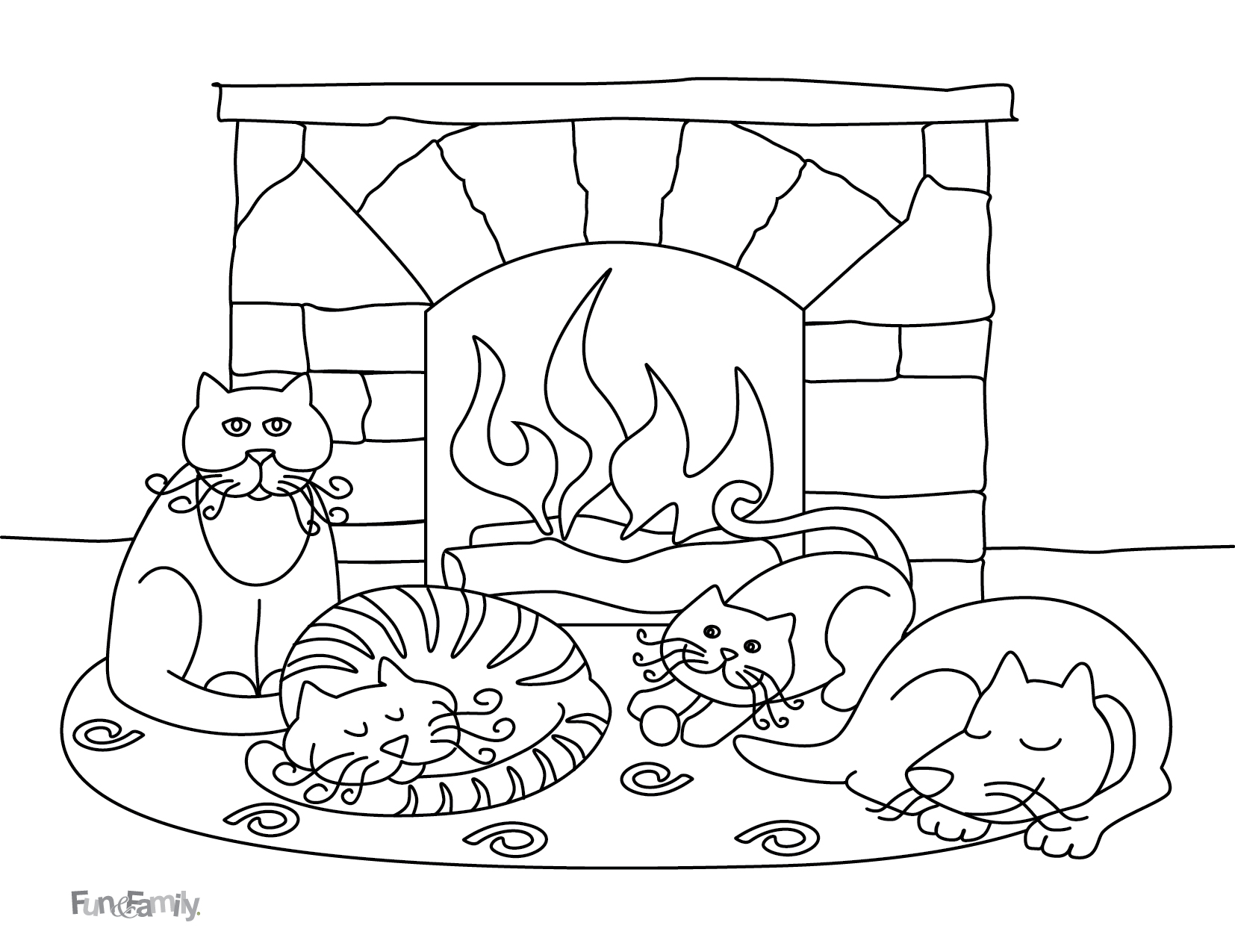 Coloring page: Winter season (Nature) #164450 - Free Printable Coloring Pages