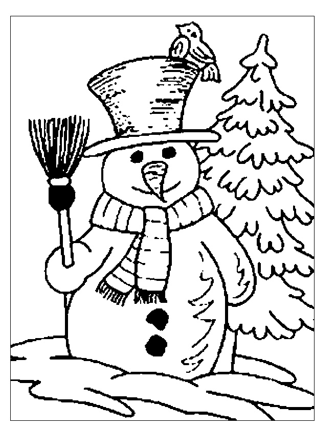Coloring page: Winter season (Nature) #164456 - Free Printable Coloring Pages