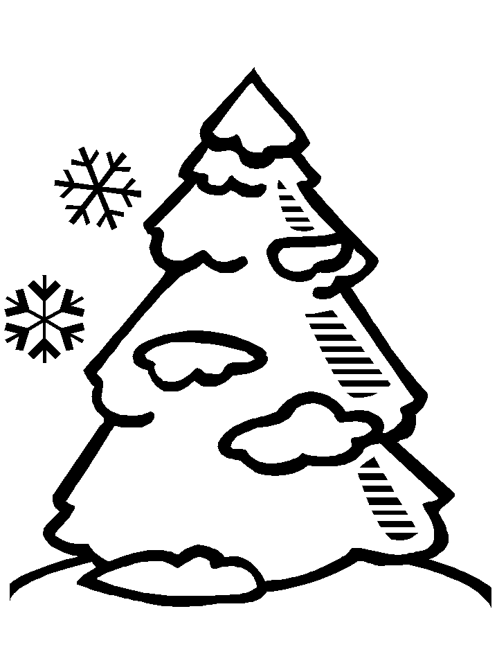 Coloring page: Winter season (Nature) #164465 - Free Printable Coloring Pages