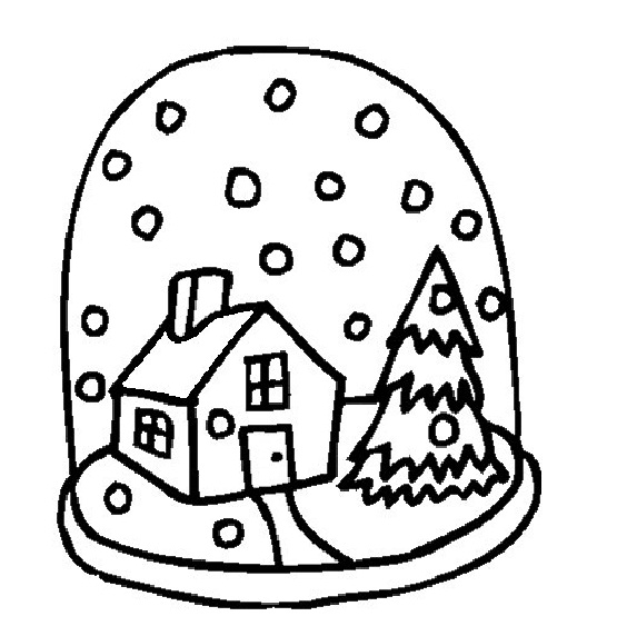 Coloring page: Winter season (Nature) #164481 - Free Printable Coloring Pages