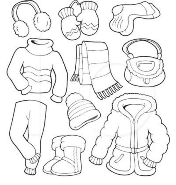 Coloring page: Winter season (Nature) #164493 - Free Printable Coloring Pages