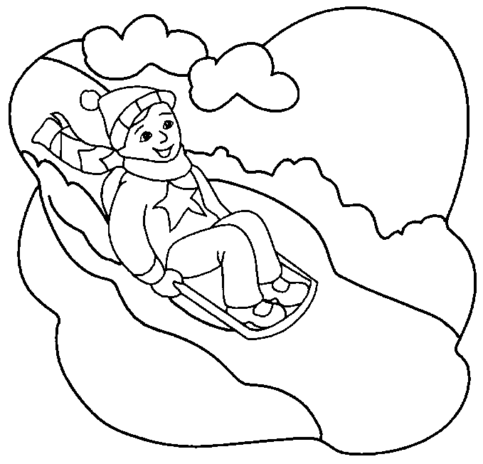 Coloring page: Winter season (Nature) #164504 - Free Printable Coloring Pages