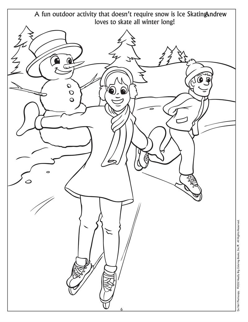 Coloring page: Winter season (Nature) #164517 - Free Printable Coloring Pages