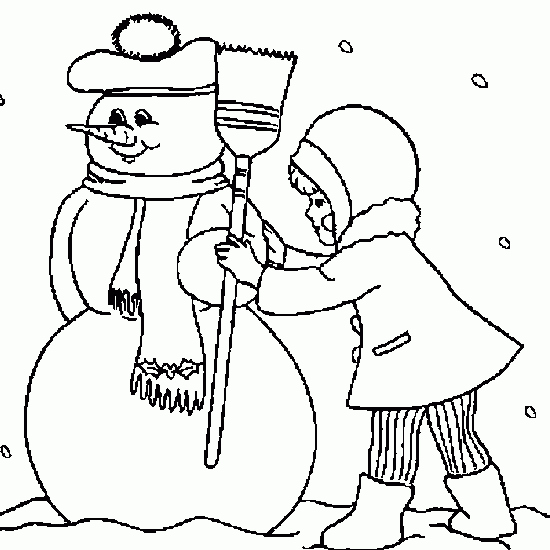 Coloring page: Winter season (Nature) #164520 - Free Printable Coloring Pages