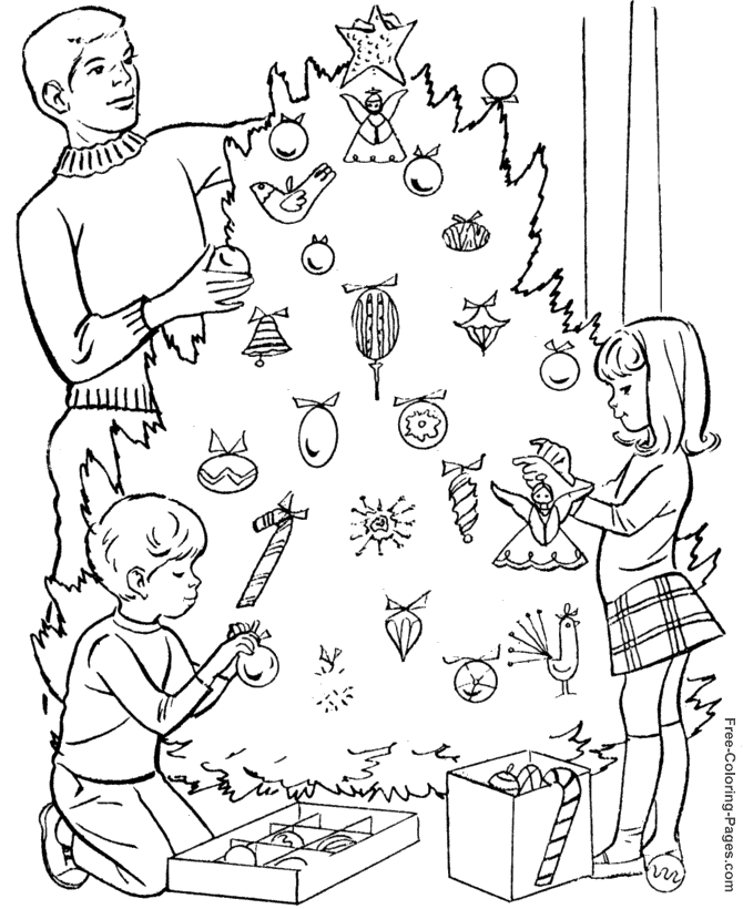 Coloring page: Winter season (Nature) #164540 - Free Printable Coloring Pages