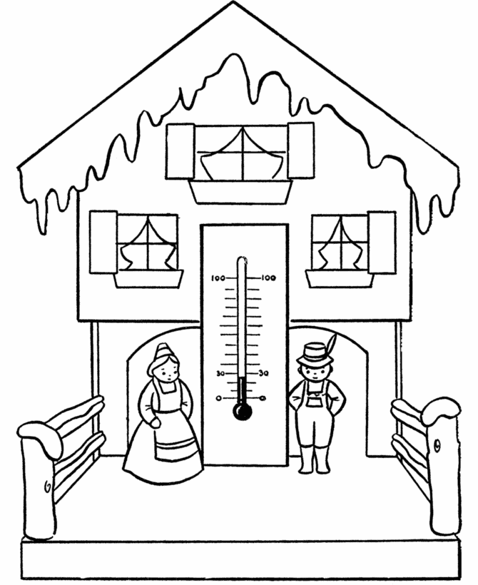 Coloring page: Winter season (Nature) #164546 - Free Printable Coloring Pages