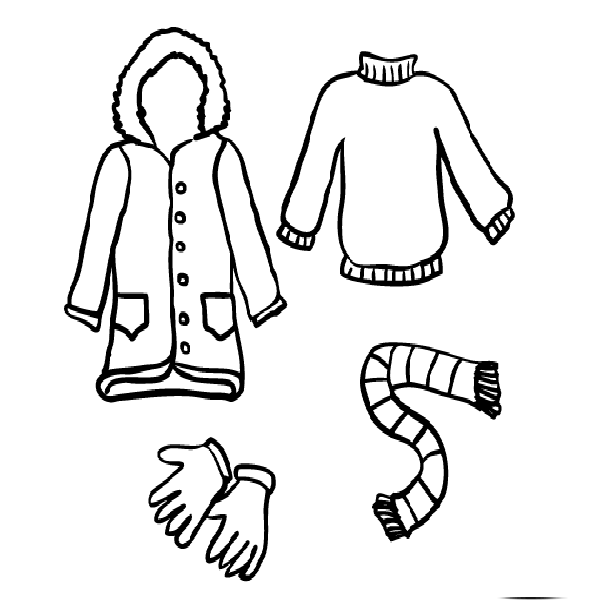 Coloring page: Winter season (Nature) #164554 - Free Printable Coloring Pages