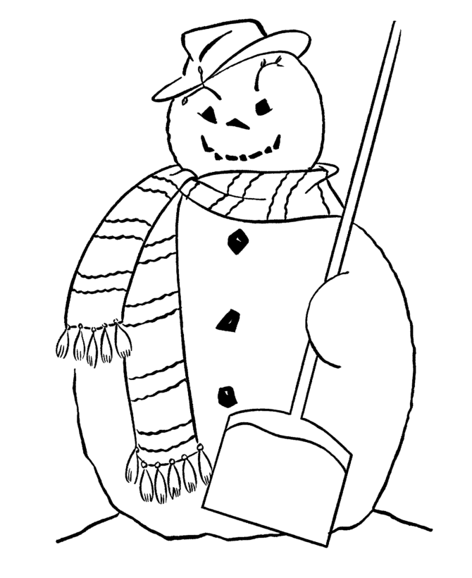 Coloring page: Winter season (Nature) #164560 - Free Printable Coloring Pages