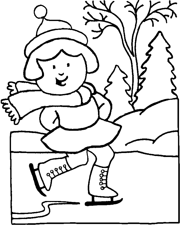 Coloring page: Winter season (Nature) #164576 - Free Printable Coloring Pages