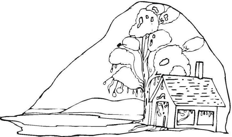 Coloring page: Winter season (Nature) #164584 - Free Printable Coloring Pages