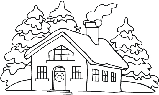 Coloring page: Winter season (Nature) #164590 - Free Printable Coloring Pages