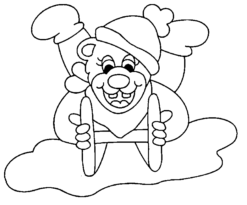 Coloring page: Winter season (Nature) #164620 - Free Printable Coloring Pages