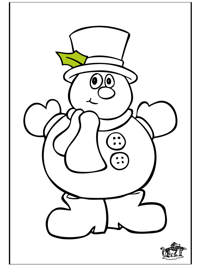 Coloring page: Winter season (Nature) #164639 - Free Printable Coloring Pages