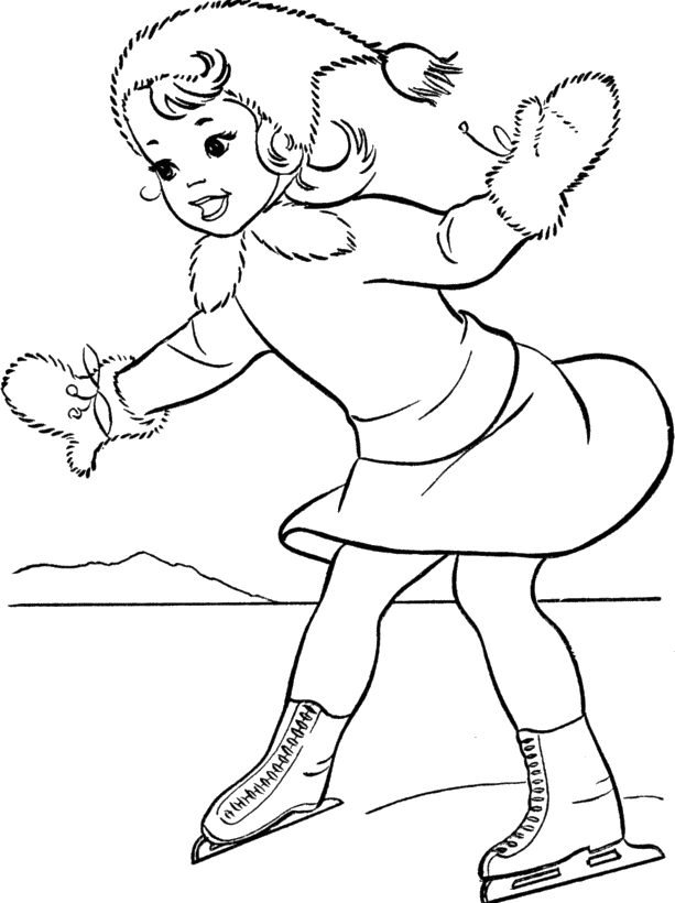 Coloring page: Winter season (Nature) #164674 - Free Printable Coloring Pages