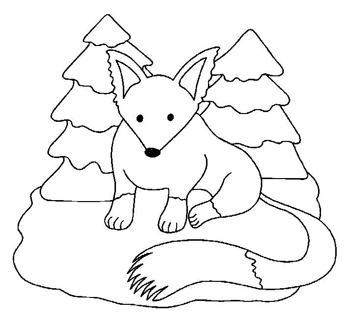 Coloring page: Winter season (Nature) #164682 - Free Printable Coloring Pages
