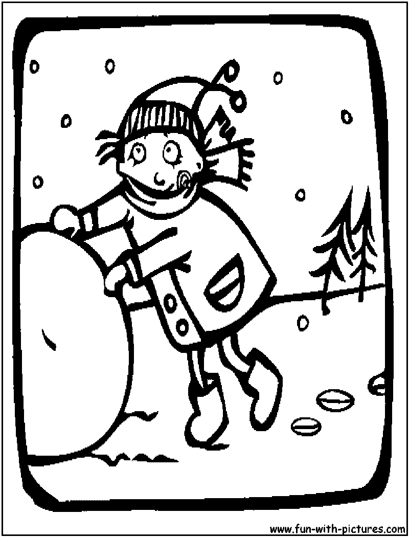 Coloring page: Winter season (Nature) #164685 - Free Printable Coloring Pages