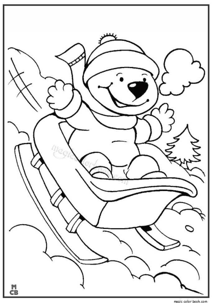 Coloring page: Winter season (Nature) #164687 - Free Printable Coloring Pages