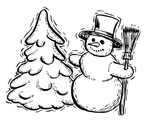 Coloring page: Winter season (Nature) #164694 - Free Printable Coloring Pages