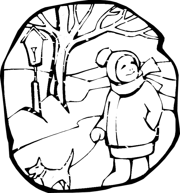 Coloring page: Winter season (Nature) #164717 - Free Printable Coloring Pages