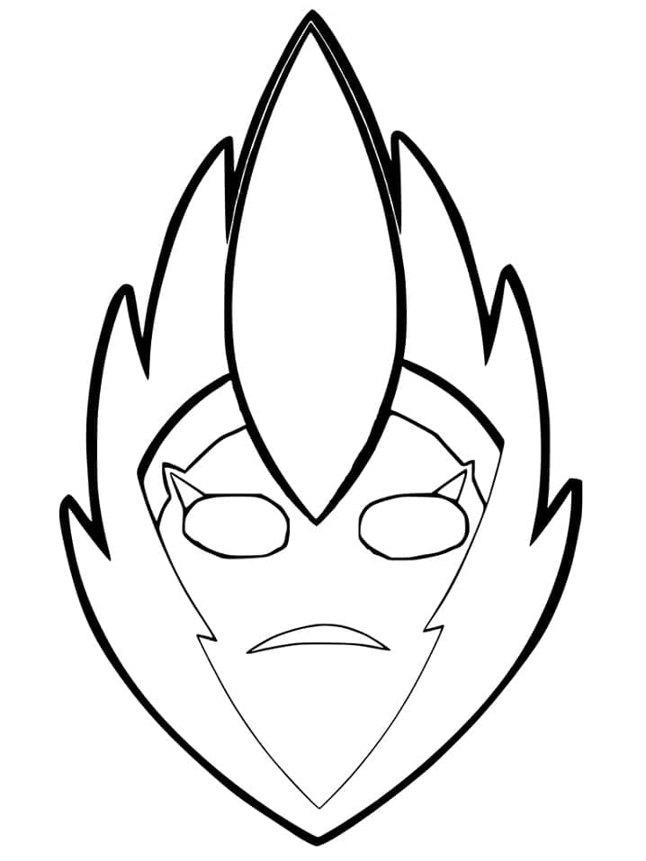 Free printable African Mask coloring page #219190 from Objects collection