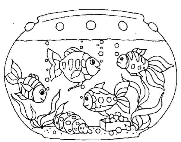 Free printable Aquarium coloring page #184548 from Objects collection