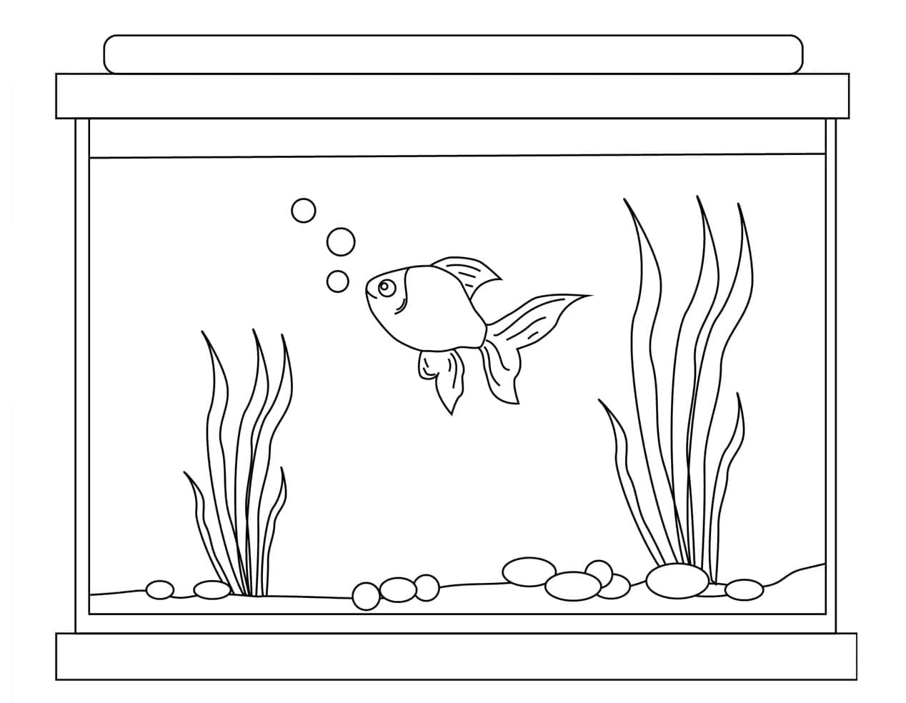 Free printable Aquarium coloring page #184553 from Objects collection Free printable Aquarium coloring page #184553 from Objects collection