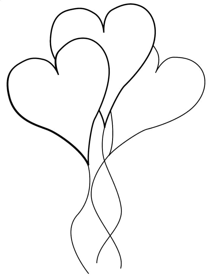 Free printable Balloon coloring page #184785 from Objects collection Free printable Balloon coloring page #184785 from Objects collection