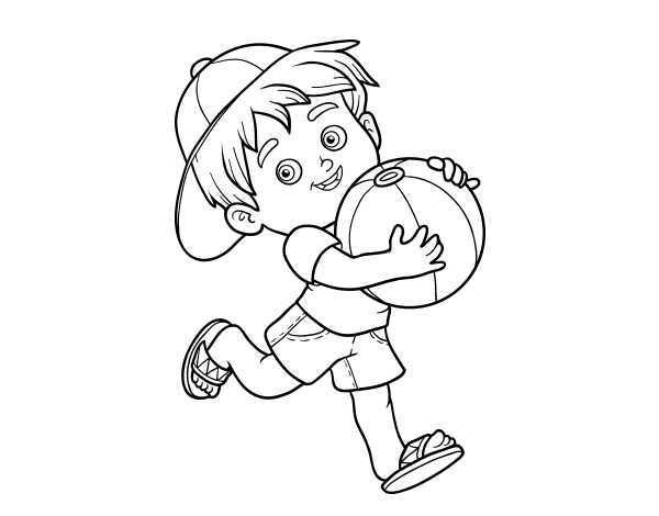 Coloring page: Beach ball (Objects) #168922 - Free Printable Coloring Pages