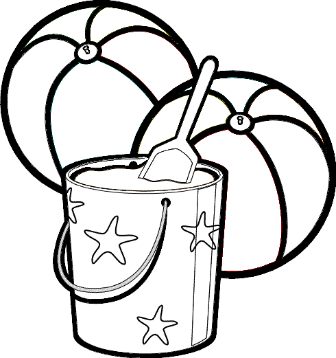 Coloring page: Beach ball (Objects) #169176 - Free Printable Coloring Pages