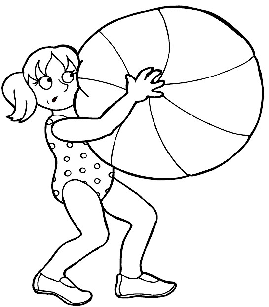Coloring page: Beach ball (Objects) #169197 - Free Printable Coloring Pages