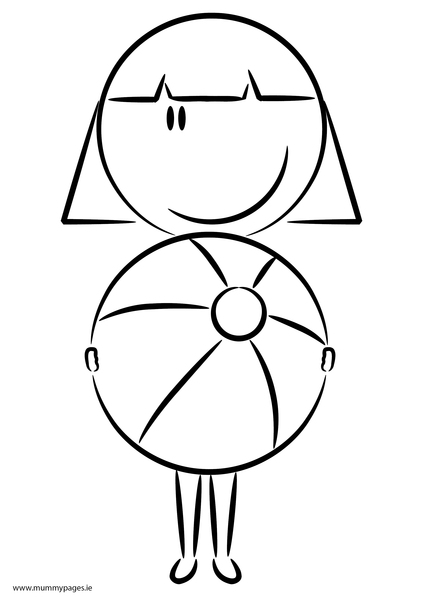 Coloring page: Beach ball (Objects) #169203 - Free Printable Coloring Pages