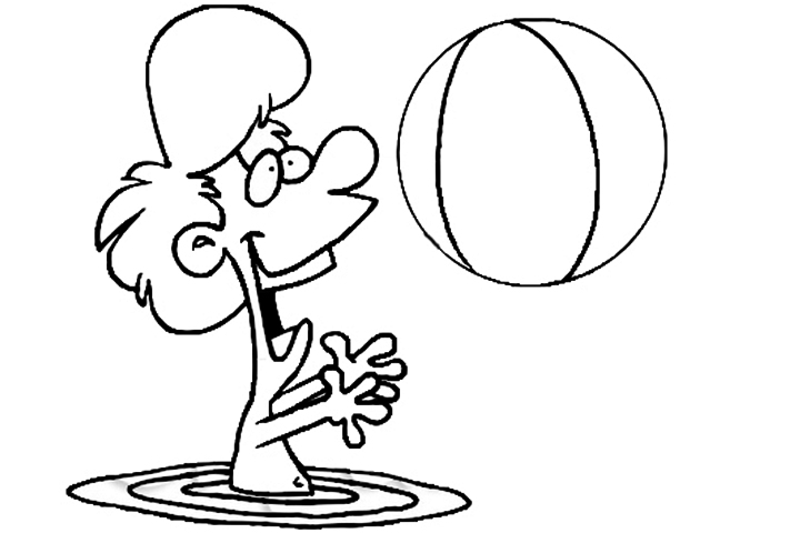 Coloring page: Beach ball (Objects) #169204 - Free Printable Coloring Pages