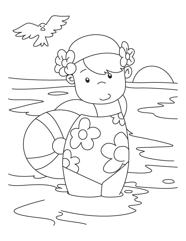 Coloring page: Beach ball (Objects) #169208 - Free Printable Coloring Pages