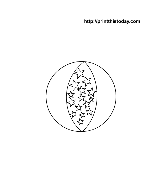 Coloring page: Beach ball (Objects) #169212 - Free Printable Coloring Pages