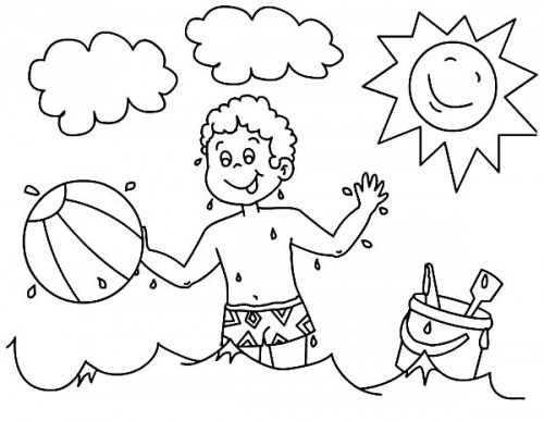 Coloring page: Beach ball (Objects) #169233 - Free Printable Coloring Pages