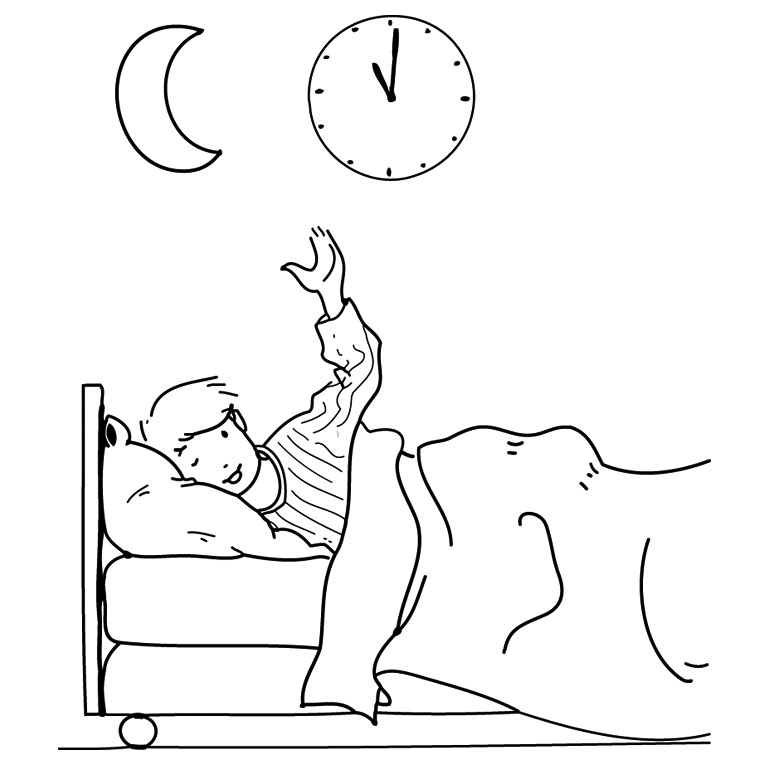 Coloring page: Bed (Objects) #167846 - Free Printable Coloring Pages