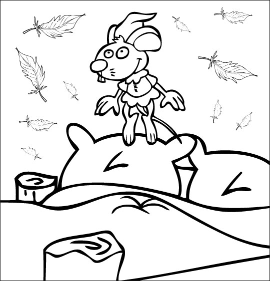 Coloring page: Bed (Objects) #167874 - Free Printable Coloring Pages