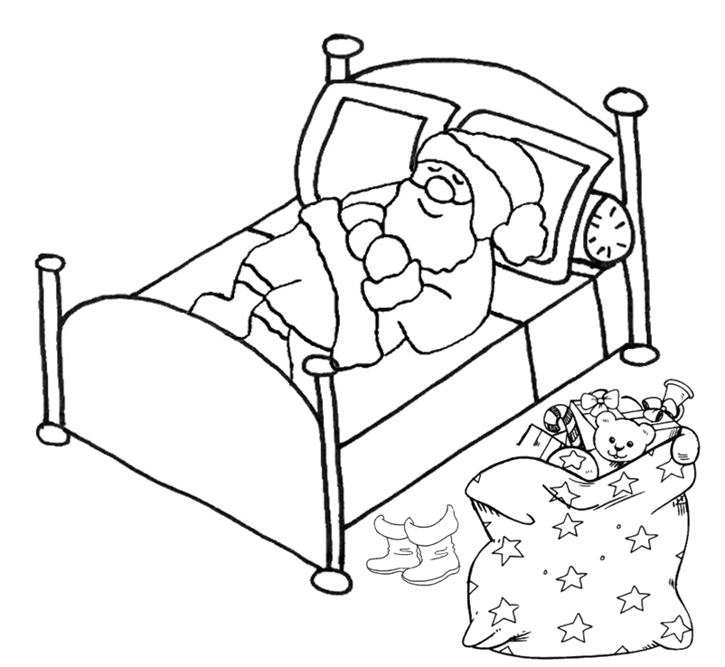 Coloring page: Bed (Objects) #167930 - Free Printable Coloring Pages