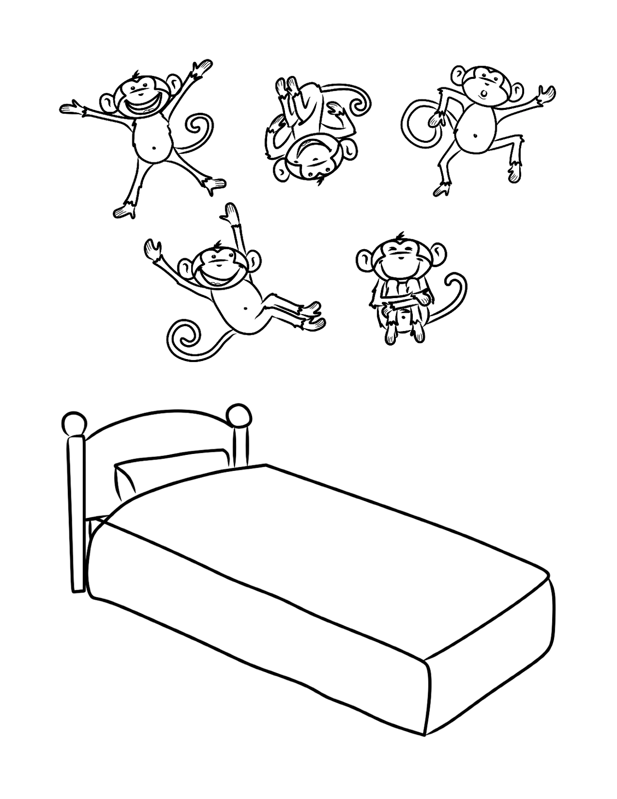 Coloring page: Bed (Objects) #168130 - Free Printable Coloring Pages