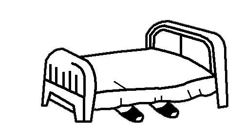 Coloring page: Bed (Objects) #168142 - Free Printable Coloring Pages