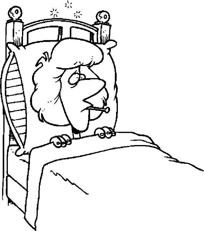Coloring page: Bed (Objects) #168205 - Free Printable Coloring Pages