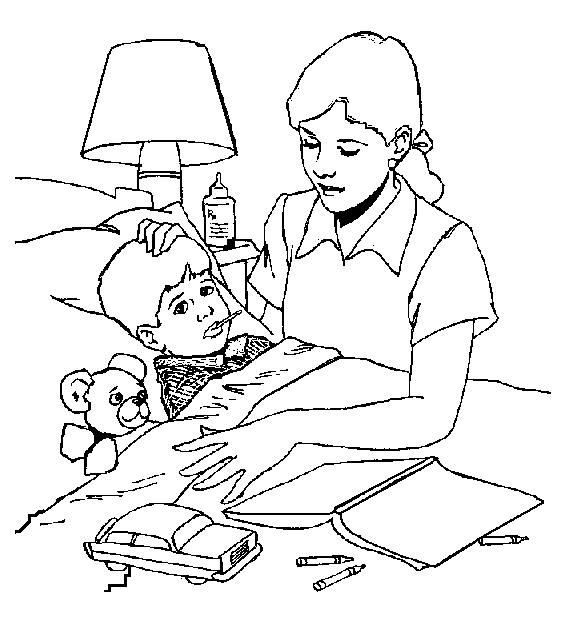 Coloring page: Bed (Objects) #168225 - Free Printable Coloring Pages