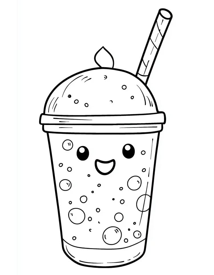 Free printable Bubble Tea coloring page #221512 from Objects collection Free printable Bubble Tea coloring page #221512 from Objects collection