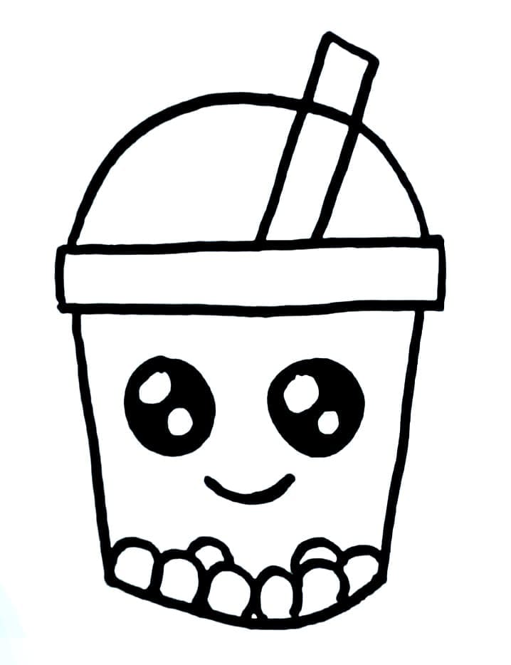 Free printable Bubble Tea coloring page #221531 from Objects collection Free printable Bubble Tea coloring page #221531 from Objects collection