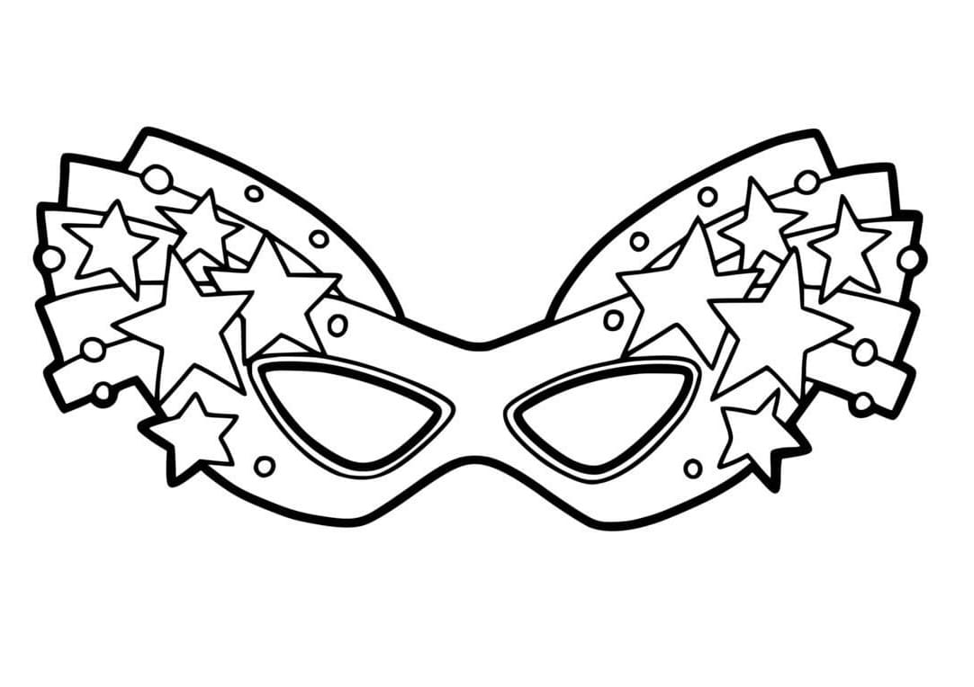 Free printable Carnival Mask coloring page #216568 from Objects collection Free printable Carnival Mask coloring page #216568 from Objects collection
