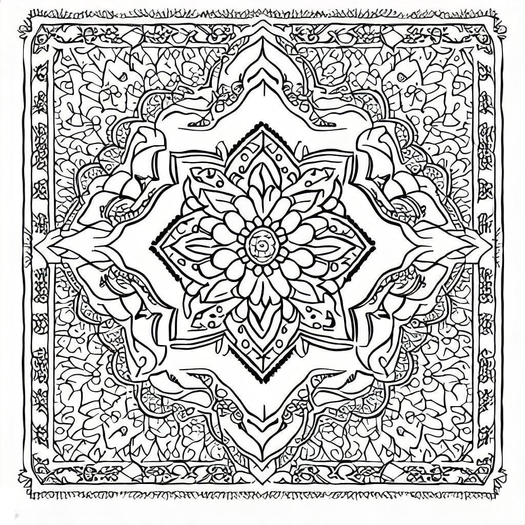 Free printable Carpet coloring page #185922 from Objects collection