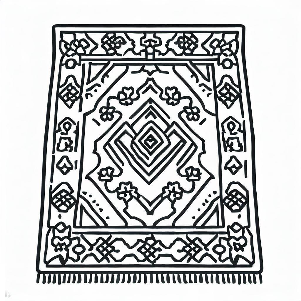 Free printable Carpet coloring page #185932 from Objects collection