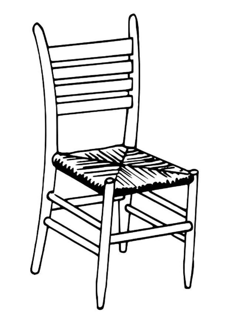 Free printable Chair coloring page #180449 from Objects collection